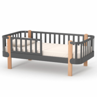 Підліткове ліжко Верес Монако, 160х80 см, темно-сірий (26.1.1.21.16) 