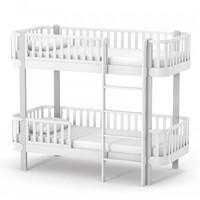 Двоярусне підліткове ліжко Верес Монако, 190х80 см, біло-сірий (27.4.1.21.17) 