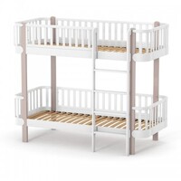 Двоярусне підліткове ліжко Верес Монако, 190х80 см, капучино-білий (27.4.1.21.13)