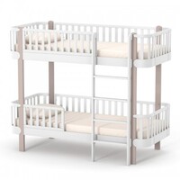 Двоярусне підліткове ліжко Верес Монако, 190х80 см, капучино-білий (27.4.1.21.13) 