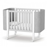 Дитяче ліжко Верес Монако Велюр, біло-сірий (05.3.1.212.17)