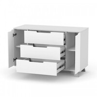 Комод Верес Манхеттен 1200, біло-сірий (35.2.32.2.17)