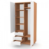 Шафа Верес Манхеттен 850 з шухлядами, біло-буковий (39.33.2.15)