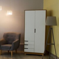 Шафа Верес Манхеттен 850 з шухлядами, біло-буковий (39.33.2.15)