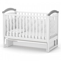 Дитяче ліжко Верес ЛД6, біло-графітовий (06.3.1.1.32)