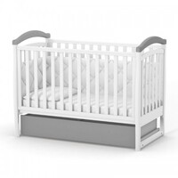 Дитяче ліжко Верес ЛД6, біло-графітовий (06.3.1.1.32)