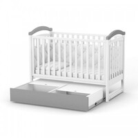 Дитяче ліжко Верес ЛД6, біло-графітовий (06.3.1.1.32)