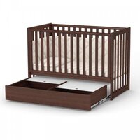 Детская кроватка Верес ЛД13, орех (13.1.1.20.03)