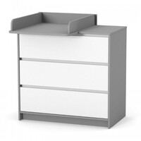 Комод Верес Берн 900, біло-графітовий (33.2.38.2.32)