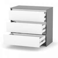 Комод Верес Берн 900, біло-графітовий (33.2.38.2.32)