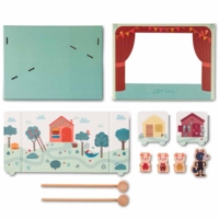 Ляльковий театр на магнітах Lilliputiens Вовк і троє поросят (83407)