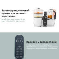 Блендер-пароварка Babymoov Nutribaby+ Grey (A001124)