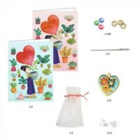 Набор для создания украшений Djeco Браслет дружбы Сердце (DJ00010)