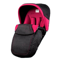 Сидіння для коляски Peg-Perego Pop-Up SO13-DX29, малинове з чорним (ISPV300062SO13DX29) 