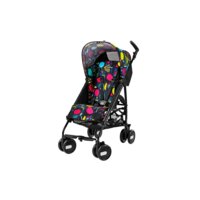 Прогулянкова коляска Peg-Perego Pliko Mini Classico Manri, чорна з малюнком (IPKR280035MK01RO01)