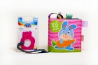 М'яка книга з прорізувачем Bambini Зайчик (9789664403761)