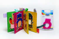 М'яка книга з прорізувачем Bambini Зайчик (9789664403761)