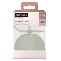 Силіконовий футляр для пустушки Suavinex Colour Essence, зелений (401536) 