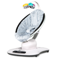 Кресло-качалка 4Moms MamaRoo Silver Plush (817980016910)
