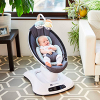 Кресло-качалка 4Moms MamaRoo Dark Grey Cool Mesh (817980016347)