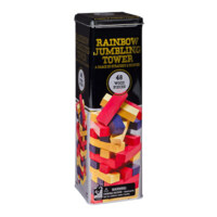 Гра настільна у бляшаній коробці Spin Master Games Дженга з кольоровими брусочками (SM98365/6033150) 