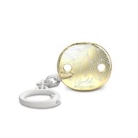 Кліпса для пустушки Suavinex Gold Edition, біла (307866) 