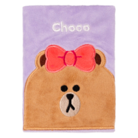 Пухнастий блокнот YES Line Friends Choco (151746)