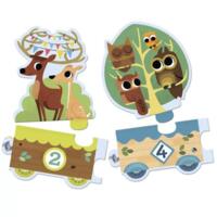 Настольная игра DJECO Панорамный пазл Я считаю (DJ08194)