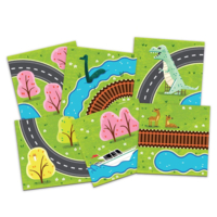 Настільна гра Ravensburger Річки, дороги та рейки (22053)