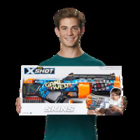 Скорострельный бластер Zuru X-Shot Skins Last Stand Game Over 16 патронов (36518A)