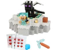 Ігровий набір Treasure X Minecraft Майнкрафт Фігурка та Ендер Дракон (41677)