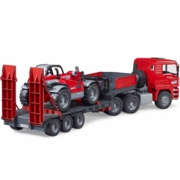 Тягач Bruder MAN TGA з причепом та навантажувачем Manitou MLT 633 (02774)
