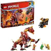Конструктор LEGO NINJAGO Вулканический Дракон, трансформирующий Хитвейва (71793) 