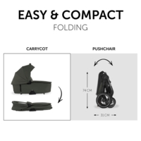 Універсальна коляска 2 в 1 Hauck Walk N Care Air Dark Olive (16549-2)