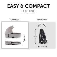 Універсальна коляска 2 в 1 Hauck Walk N Care Beige (16546-1)