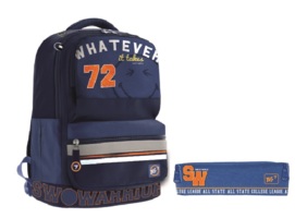 Набір з шкільним рюкзаком YES S-30 Juno XS Smiley World.College Ergo, 2 предмети (558003) 