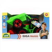 Машинка Трактор LENA PG з фронтальним навантажувачем і причепом, 108 см (2136)