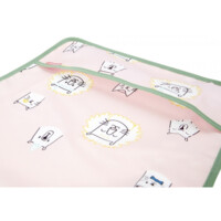 Нагрудник с длинными рукавами Badabulle, розовый (B007024)