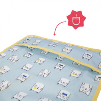 Нагрудник з довгими рукавами Badabulle, блакитний (B007025)