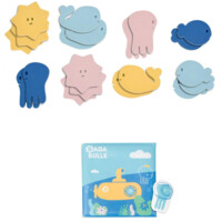 Іграшка для купання Badabulle Книжка та 20 фігурок (B017021) 