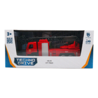 Автомодель TechnoDrive Volvo Пожежна машина зі стрілою (250302)