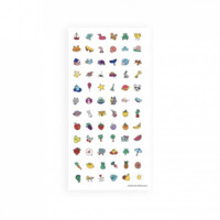 Стикеры для ногтей Nailmatic Happy nails, 72 шт. (131HAPPYNAILS)