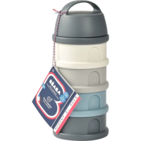 Контейнер для зберігання сухих сумішей Beaba, 4 відсіки, синий (911712) 