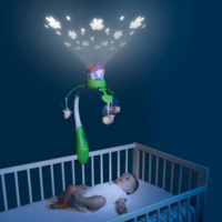 Мобіль-проектор на ліжечко 3 в 1 Chicco Бджолиний будиночок (11080.00)