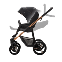 Прогулянкова коляска Bebetto Nico Estilo PRO 02 Чорний / Мідна рама (503.23.23.P02)