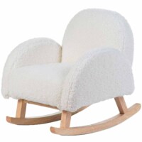 Дитяче крісло-гойдалка Childhome Teddy White (RCKTOW) 