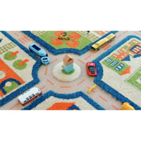Детский игровой коврик IVI Трафик, 100x150 см, синий (8699149500018)