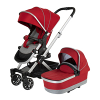 Универсальная коляска 2 в 1 Hartan Avantgarde GTX Mercedes Benz Hyacinth, красный (2351112445-1) 