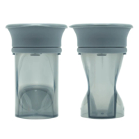 Чашка-непроливайка Difrax 360˚, 250 мл, сірий (1012 Stone)