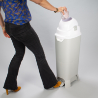 Утилізатор використаних підгузків Diaper Champ One Maxi HANDSFREE Silver (2301)